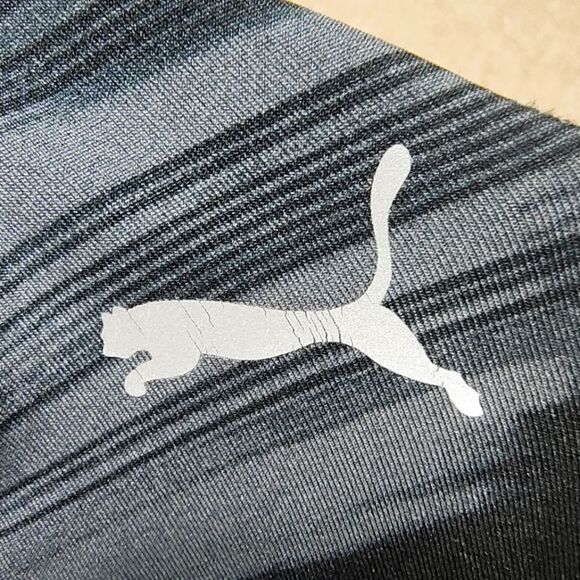 Puma Women's Black Cropped Leggings #6 - Picture 4 of 4